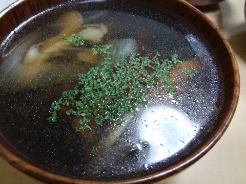 【洋食用】舞茸と玉ねぎのスープ